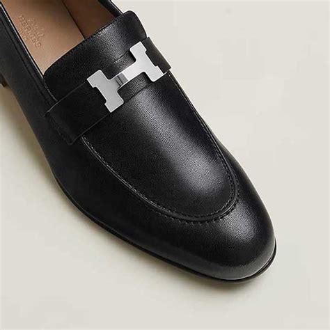 black hermes loafers|hermes loafers price.